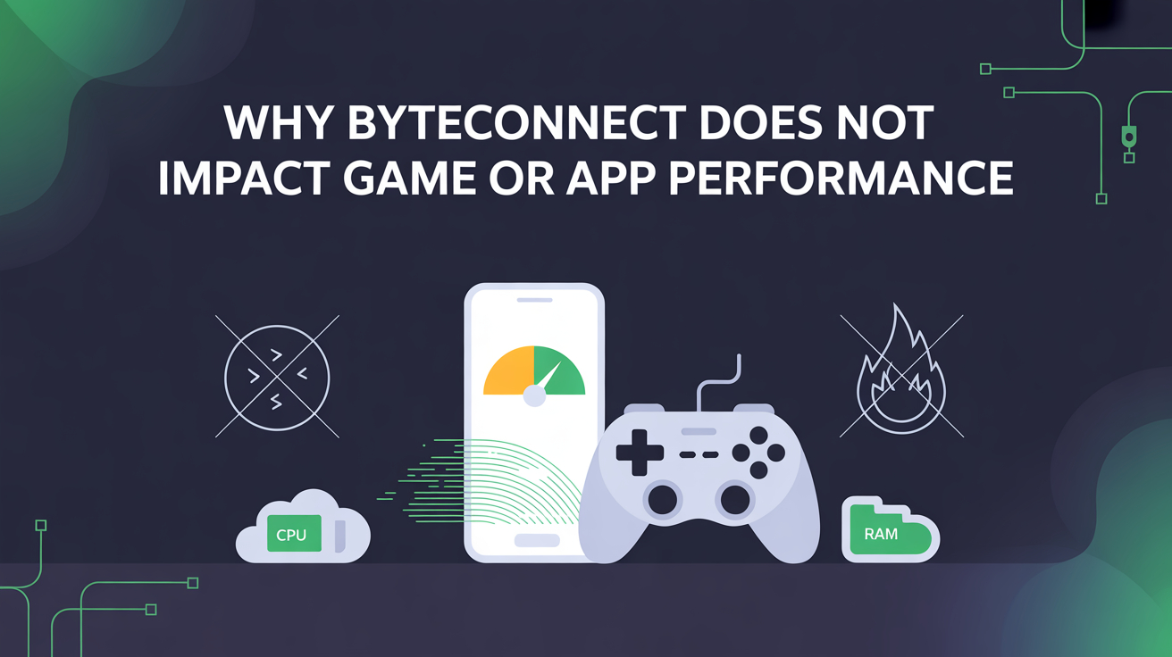 Why ByteConnect Does NOT Impact Game or App Performance